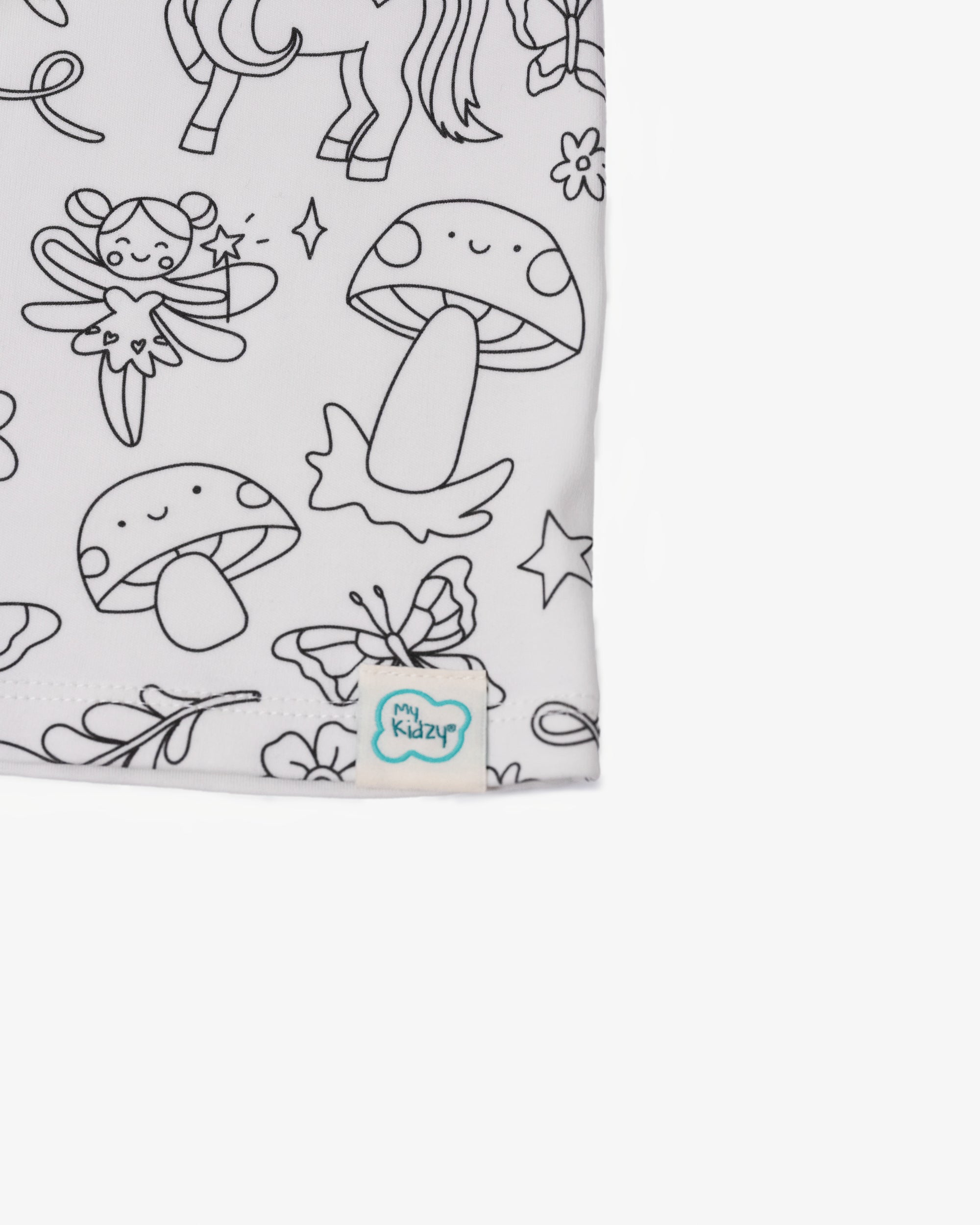 Ausmal-Pyjama für Kinder – Fee Filia | OEKO-TEX® | von MyKidzy