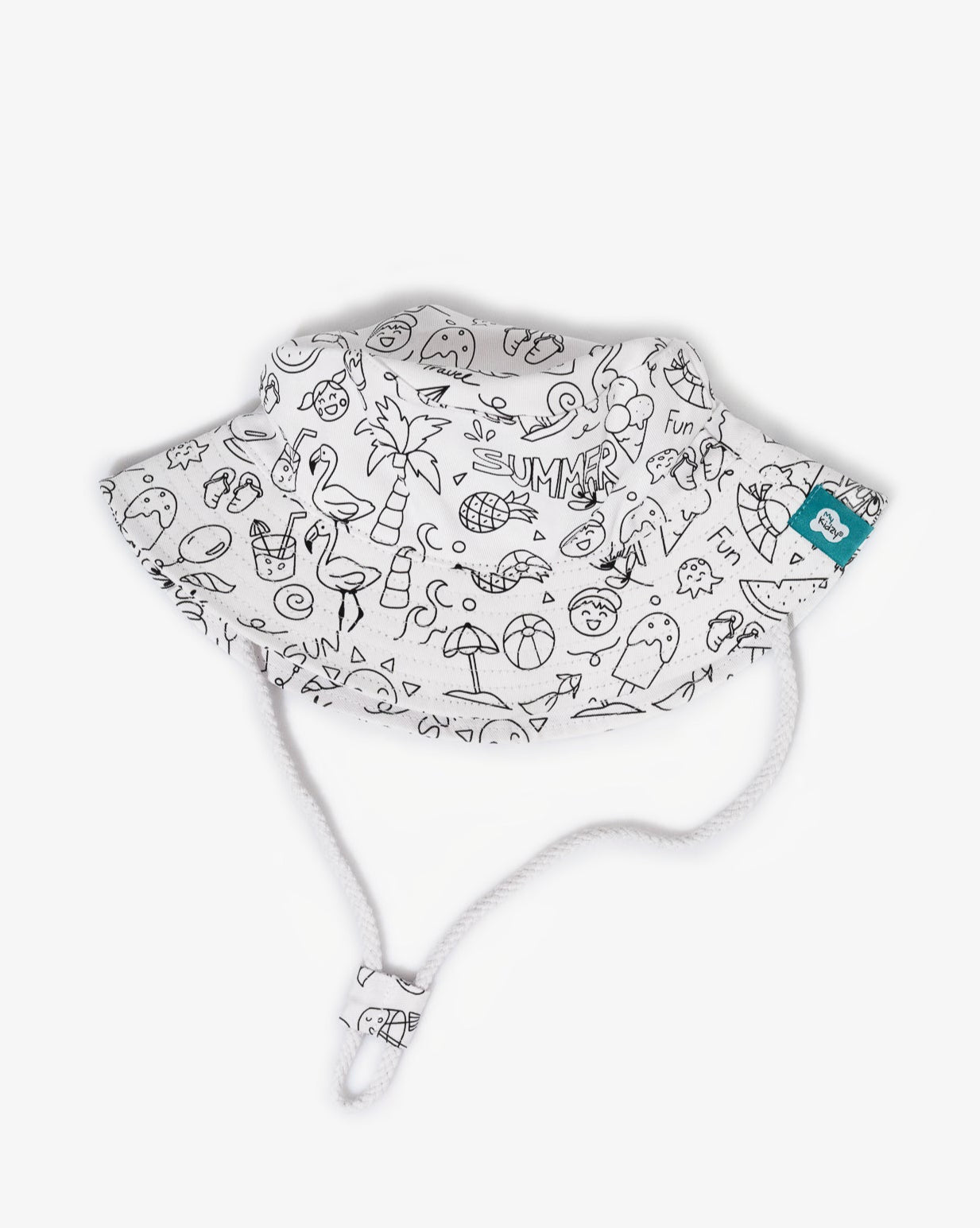 Ausmalbarer Kinder Sonnenhut SOMMER Edition - OEKO-TEX® zertifiziert