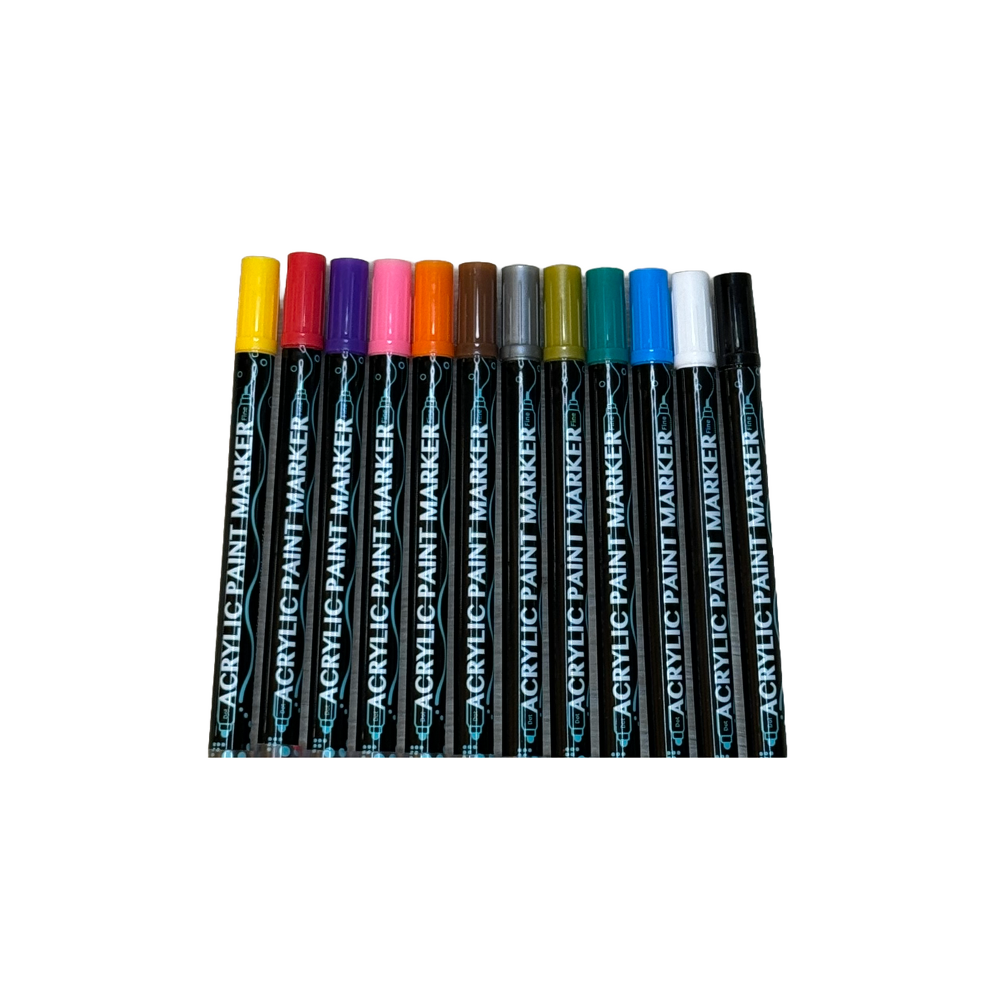Textilstifte zum Ausmalen - 12er Set